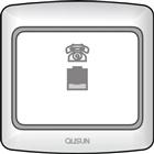 單電話插座